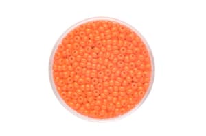 Rocailles orange intense 2,6mm, 17 g