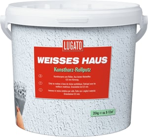 Weisses Haus Kunstharz-Rollputz 2 kg