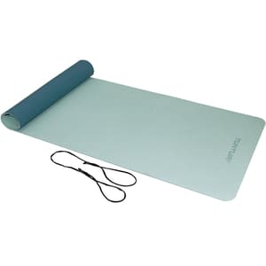 Tapis de yoga TPE antidérapant 4 mm bleu