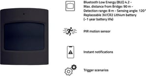 Bluetooth PIR Motion Sensor noir
