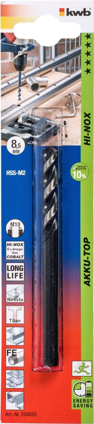 Hi-Nox HSS M2, ø 8.5 mm