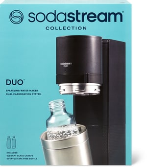 Machine à eau pétillante Sodastream Duo Noir - HIT