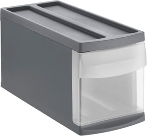 SYSTEMIX S Schubladenbox 1 Schub, Kunststoff (PP) BPA-frei, anthrazit