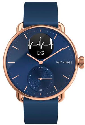 Withings Scanwatch 38mm Rose Gold Blu