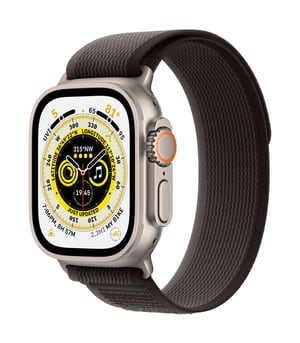 Watch Ultra GPS + Cellular, 49mm Titanium Case with Black/Gray Trail Loop - M/L