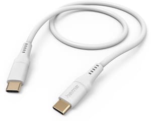 Flexible, USB-C - USB-C, 1,5 m, Silikon, Weiß