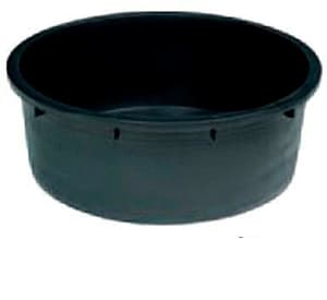 Vaschetta per l'acqua PE rotonda, nera 150 litri
