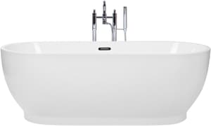 Vasca da bagno freestanding bianca LEVERA