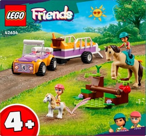 Friends 42634 Rimorchio con cavallo e pony