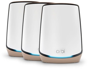 Orbi Tri-Band WiFi 6 Mesh System RBK863S-100EUS Lot de 3