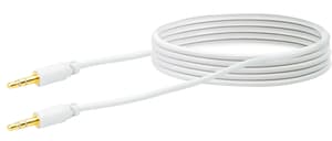 Cable d'audio stereo 1.5m blanc 1,5 m
