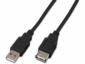 USB 2.0-Verlängerungskabel USB A - USB A 0.15 m