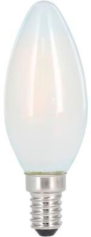 Filamento LED, E14, 470lm sostituisce 40W, candela, bianco caldo, opaco, RA90, dimmerabile