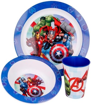 Avengers "ROLLING THUNDER" - Set de vaisselle 3 pièces