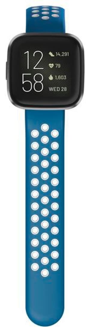 Sportarmband für Fitbit Versa 2/Versa (Lite), Blau/Grau