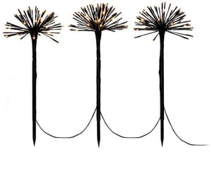 LED Baum Pusteblume 3er Set, Out door, H:0.5m, 24V, Schwarz, Kabel: 10m