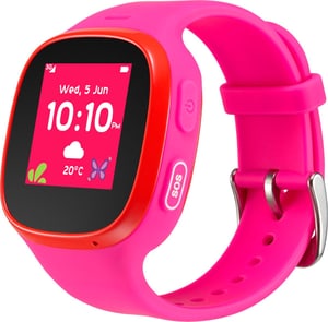 Movetime Family Watch MT30 (3G) Fuchsia + Red