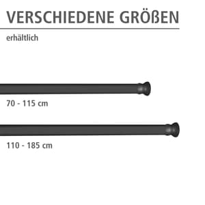 Barre de douche télescopique 110-185 cm