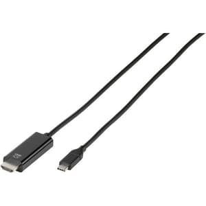 Cavo di collegamento USB tipo C -> HDMI, nero 1,5m