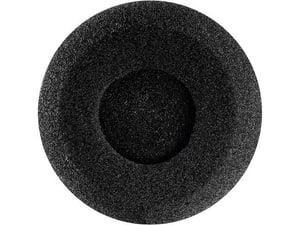 Schaumstoff-Ersatzohrpolster, Ø 45 mm, 6 Stück, Schwarz