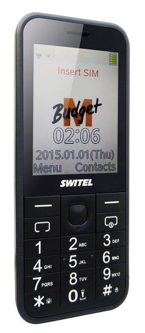Budget Phone 67 Switel M105 schwarz