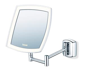 Specchio cosmetico illuminato BS89 argento