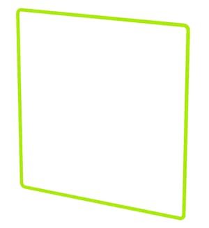 Profilo decorativo ta.2x2 priamos giallo/verde fluorescente