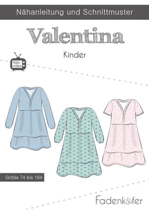 Papierschnittmuster Kleid Valentina