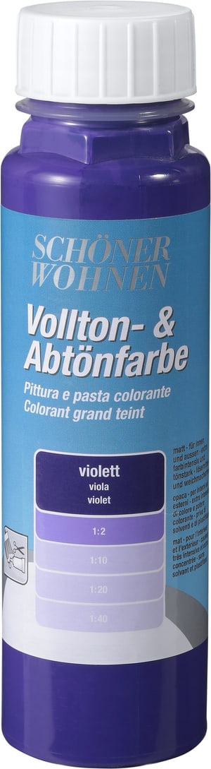 Vollton- und Abtönfarbe Violett 250 ml
