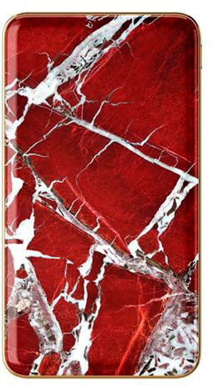 Designer-Powerbank 5.0Ah "Scarlet Red Marble"