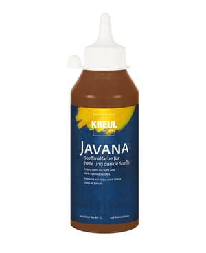 KREUL Javana Stoffmalfarbe für helle und dunkle Stoffe Rehbraun 250 ml