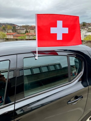 Bandiera dell'auto Svizzera