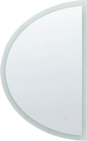 Miroir lumineux à LED argenté ø 80 cm BEZONS