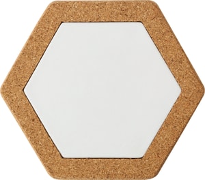 Korkuntersetzer Hexagon, 19 x 17 cm