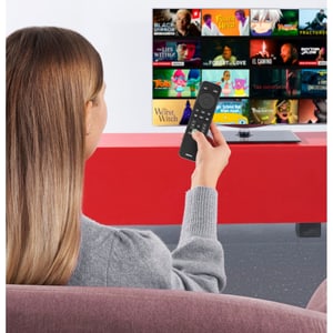 TV + pulsante Netflix, Prime Video, Disney+, programmabile