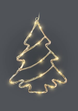 Decorazione finestra LED Albero di Natale