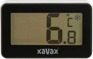 Digitales Kühlschrank- und Gefrierschrankthermometer, Schwarz
