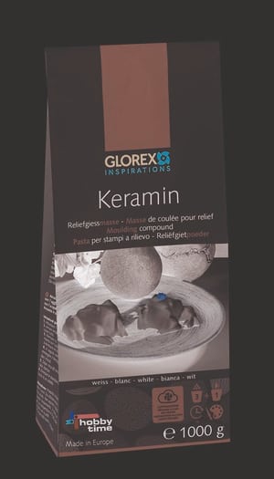 Keramin nel saccho bianco brillante, 1000 g