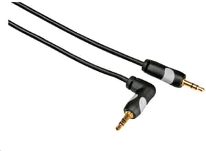 Verbindungskabel, Klinke 3,5 mm, Stecker 90° - Stecker, stereo 0,5 m