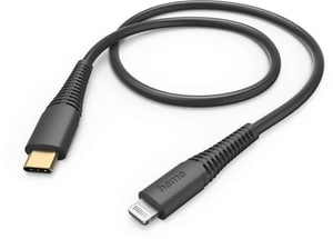 USB-C - Lightning, 1,5 m, Schwarz