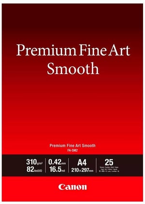 FA-SM2 A4 25 Sheets Premium Fine Art Smooth Paper