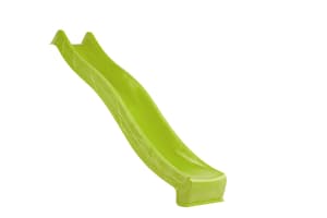 Scivolo di plastico ondulato verde lime, 300 cm