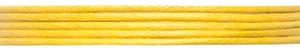 Cordon en coton 1mm/5m jaune