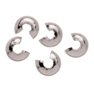 Anneau ouvert 30pcs 4mm couleur argent