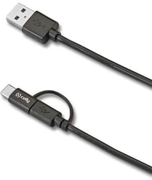 Micro Usb Cable with USB-C adapter 15W