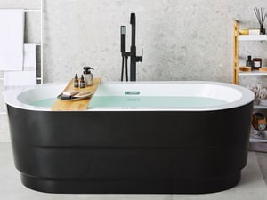 Vasca da bagno nera freestanding ovale 170 cm EMPRESA