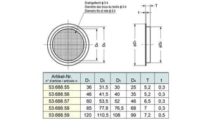 Grille d'aération