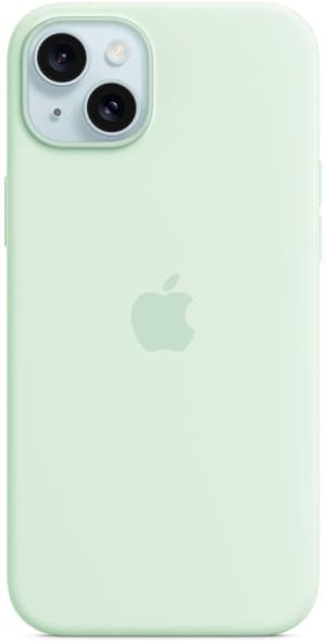 iPhone 15 Plus Silicone Case with MagSafe - Soft Mint