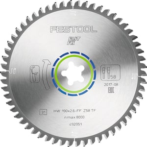 Lames de scie circulaire FESTOOL métal dur