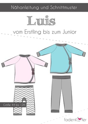 Papierschnittmuster Erstlingsset Luis